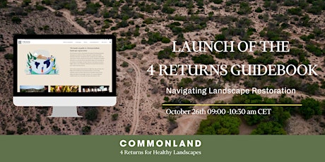 Imagen principal de Launch of the 4 Returns Guidebook - Navigating Landscape Restoration