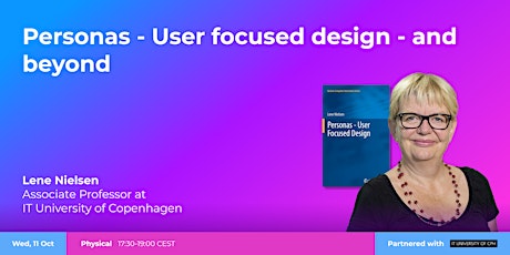 Personas - User focused design - and beyond // UX Book Passion Talk primary image