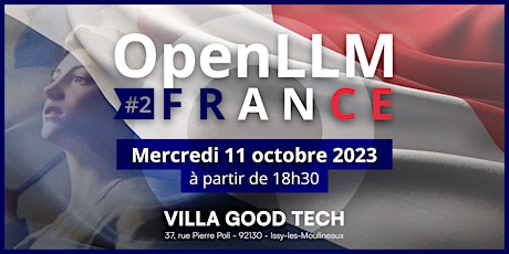 Primaire afbeelding van Open LLM France Meetup #2
