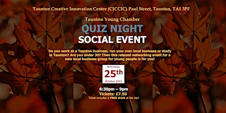 Quiz Night Social Event for NEW Young Business Group primary image