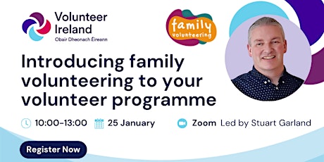 Hauptbild für Introducing family volunteering to your volunteer programme