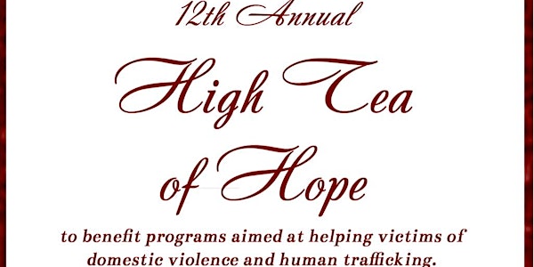 High Tea of Hope 2019