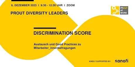 Primaire afbeelding van PROUT DIVERSITY LEADERS: Discrimination Score