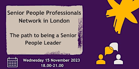The Senior People Professionals Network in London primary image