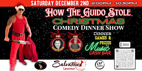 How The Guido Stole Christmas Dinner & Comedy Show at Salvatore's primary image