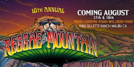 10th Annual Reggae On The Mountain primary image