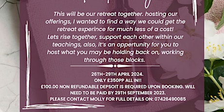 Practitioners Retreat in Glastonbury April 2024