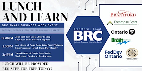 Imagen principal de BRC Small Business Week Lunch and Learn