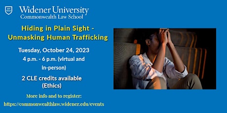 Hiding in Plain Sight – Unmasking Human Trafficking primary image