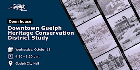 Open house: Downtown Guelph Heritage Conservation District Study primary image