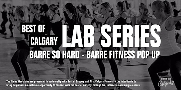 Barre Fitness Pop-Up w/ Barre Belle Studio