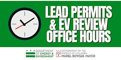 Immagine principale di Lead Permits and EV Review Office Hours 