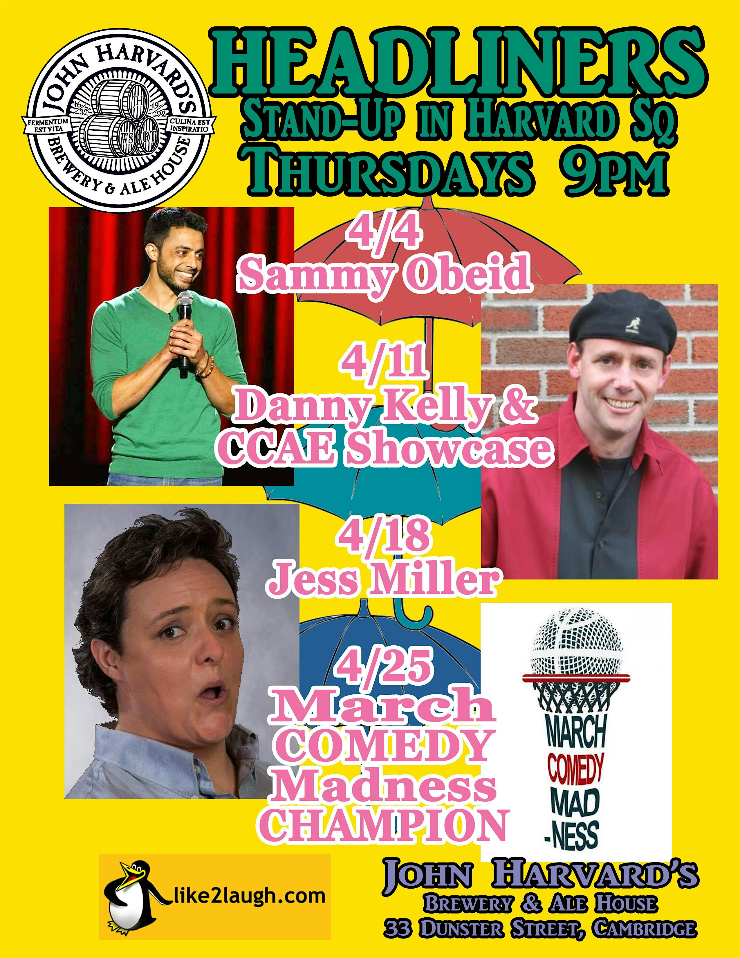 A1 Headliners Stand-Up in Harvard Square