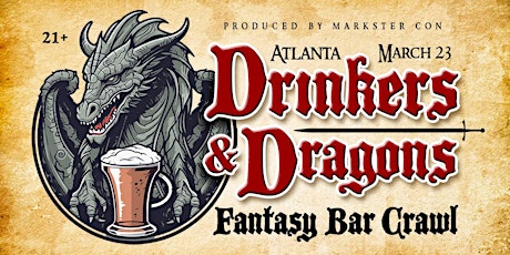 Imagem principal do evento Drinkers & Dragons Bar Crawl (Atlanta)