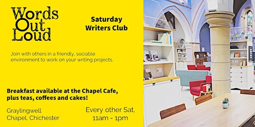Imagem principal do evento Saturday Writers Club at Graylingwell Chapel
