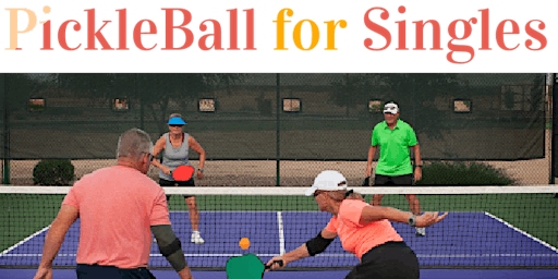 Image principale de Singles Pickleball Mixer Smithtown Suggested Ages 50's 60' 70's +