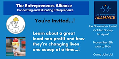The Entrepreneurs Alliance – NonProfit Spotlight – Golden Scoop