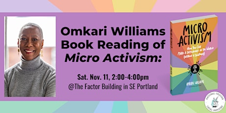 Omkari Williams Book Reading of Micro Activism primary image
