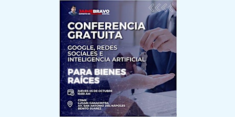 Primaire afbeelding van Conferencia Google y Redes Sociales  para Bienes Raíces