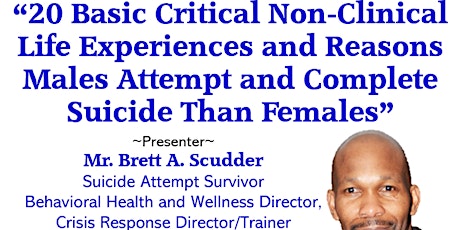 Hauptbild für 20 Basic Critical Non-Clinical Reasons Males Attempt and Complete Suicide
