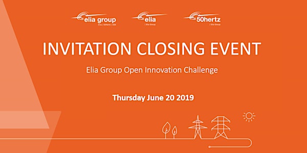 Elia Group Open Innovation Challenge 2019 - Closing event