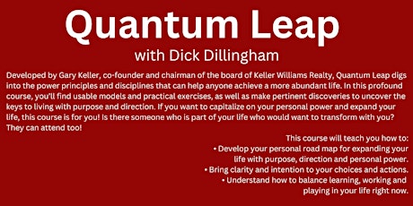 Hauptbild für Quantum Leap with Dick Dillingham