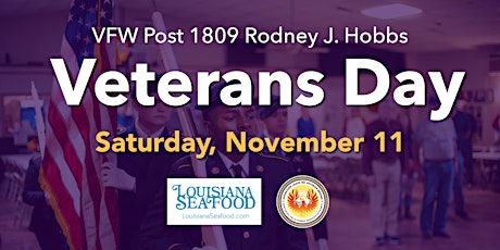 Primaire afbeelding van VFW Post 1809 Rodney J. Hobbs Veterans Day Celebration