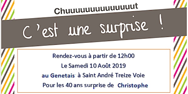 40 ans Christophe