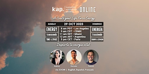 KAP Kundalini Activation Process • Online • 29 October • EN/ES/FR primary image