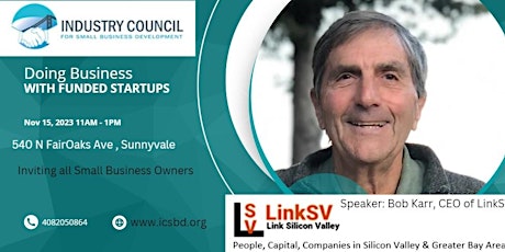 Primaire afbeelding van Industry Council Monthly Meeting - Speaker Bob Karr, CEO LinkSV