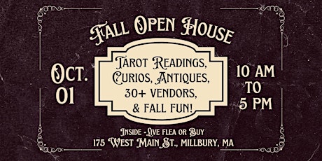 Imagen principal de Tarot Readings - Antiques - Fall Open House!