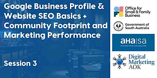 Imagem principal do evento Google Business Profile & Website SEO Basics + Community Footprint