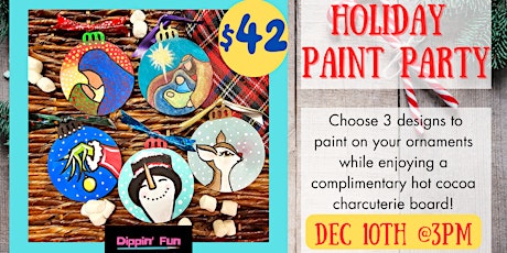 Primaire afbeelding van Holiday Ornament Paint Party