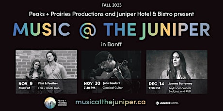 MUSIC @ THE JUNIPER in Banff | Live Music, Dinner, Drinks primary image