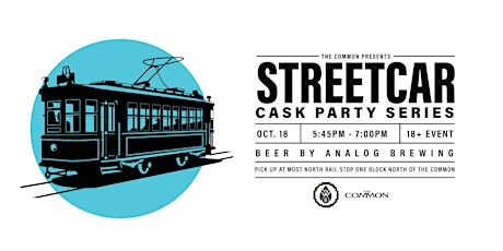 Analog brewing - cask beer Street Car Oct 18th - 545pm primary image