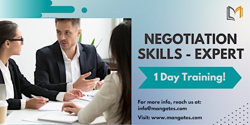 Negotiation Skills - Expert 1 Day Training in Jeddah primary image