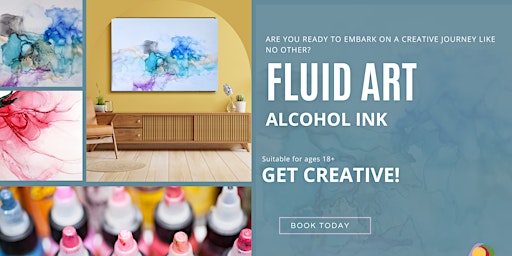 Imagem principal do evento Fluid Art - Alcohol Ink Painting Workshop