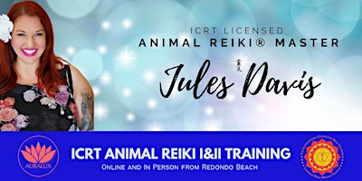 Imagem principal do evento ICRT Animal Reiki Level I/II with Jules Davis