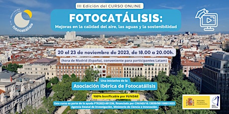 Imagen principal de La fotocatálisis y sus aplicaciones: curso online 2023