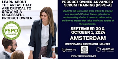 Certified Training | Professional Scrum Product Ow