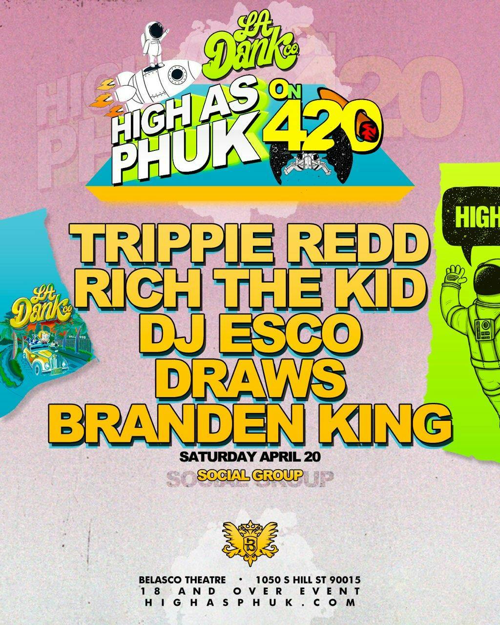 High as PHUK on 420 with Trippie Redd + Dj Esco + Joe Moses & Special Guest