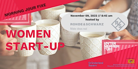 Imagem principal de Women Start-up Morning Jour Fixe with Rohde & Schwarz
