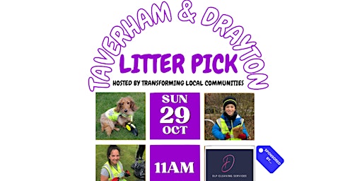 Taverham & Drayton Litter Pick - Sunday 29th October @ 11am primary image