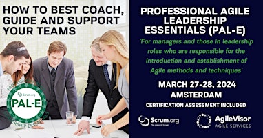 Imagen principal de Certified Training | Professional Agile Leadership (PAL-E)