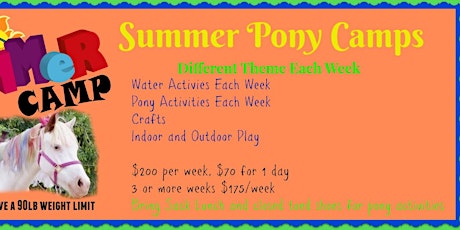 Summer Pony Camp primary image