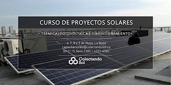 Curso de Proyectos Solares // La Rioja Abril 2019