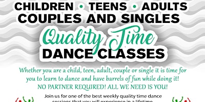 Imagem principal do evento West Coast Swing Dance Lessons! Beginner, Intermediate and Advanced
