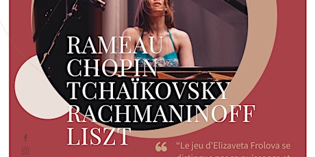 Image principale de Récital de piano Elizaveta Frolova