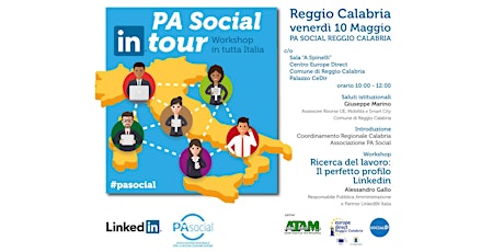 Immagine principale di PA Social tour|Ricerca del lavoro: il perfetto profilo Linkedin 