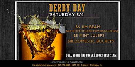 Kentucky Derby Day Watch Party at The Ogden! primary image